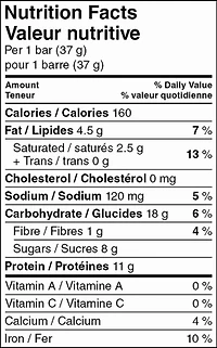 Great Value Chocolate Chip Protein Bars, 148 g