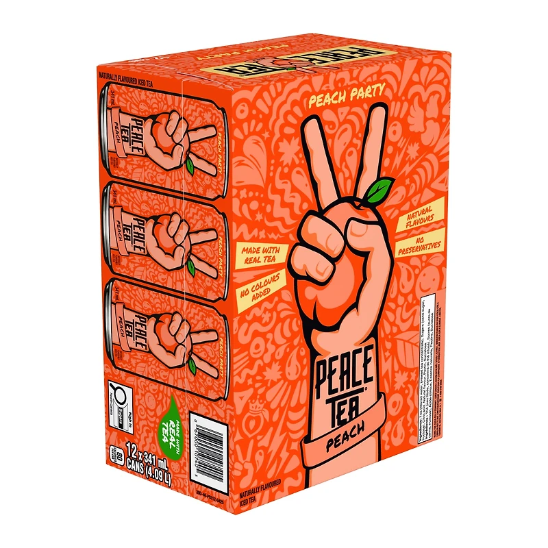 Peace Tea Péché mignon Cannettes, 341 mL, 12 Pack 12 x 341 ml