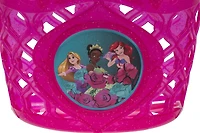 Disney Princess 3D Molded Bike Basket & Streamers, Handlebar basket