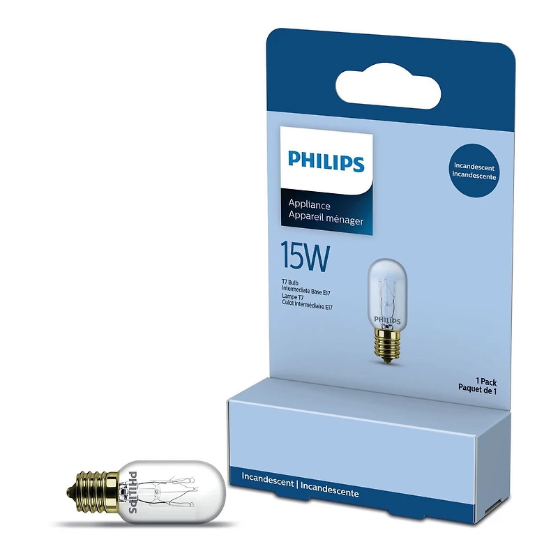 PHILIPS 15W T7 Intermediate Base Appliance Light Bulb, Philips 15W T7 bulb