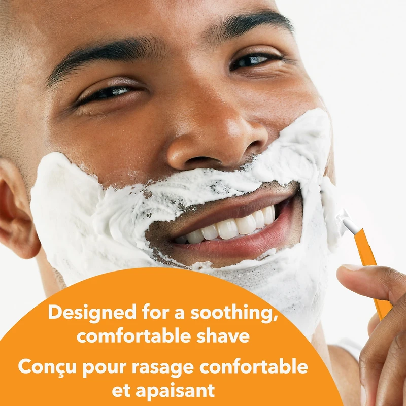 Rasoir jetable homme BIC Twin Select Sensitive Skin, 2 lames, paquet de 18