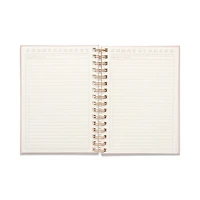 JOURNAUX THINK INK DOUBLE SPIRALE - ROSE/CARNET