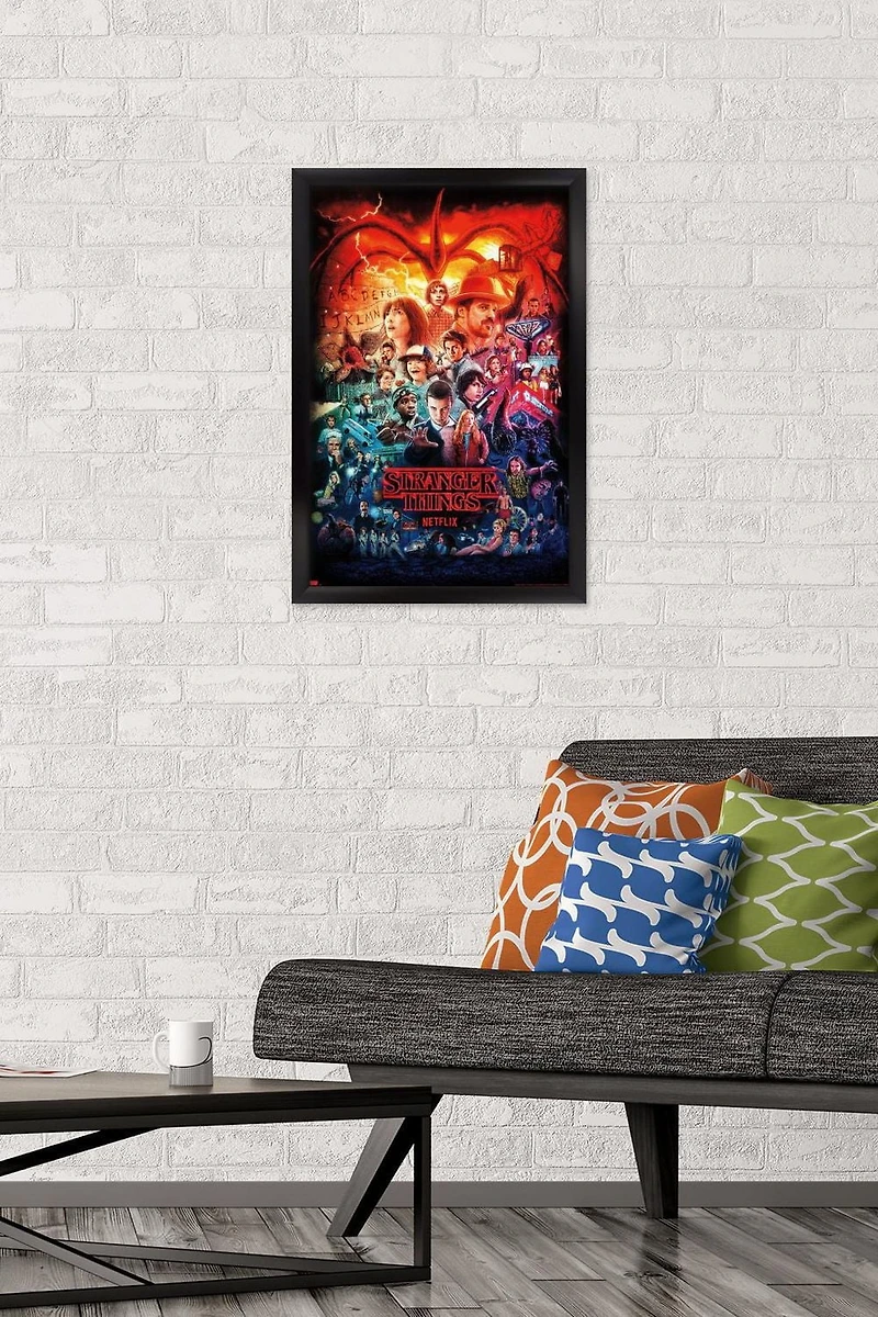 Netflix Stranger Things - Three Seasons One Sheet Wall Poster