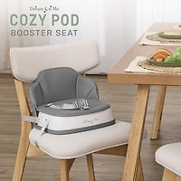 Siège rehausseur Dream On Me Cozy Pod avec housse amovible, gris