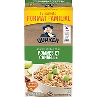 Quaker Apples & Cinnamon Instant Oatmeal, 594g