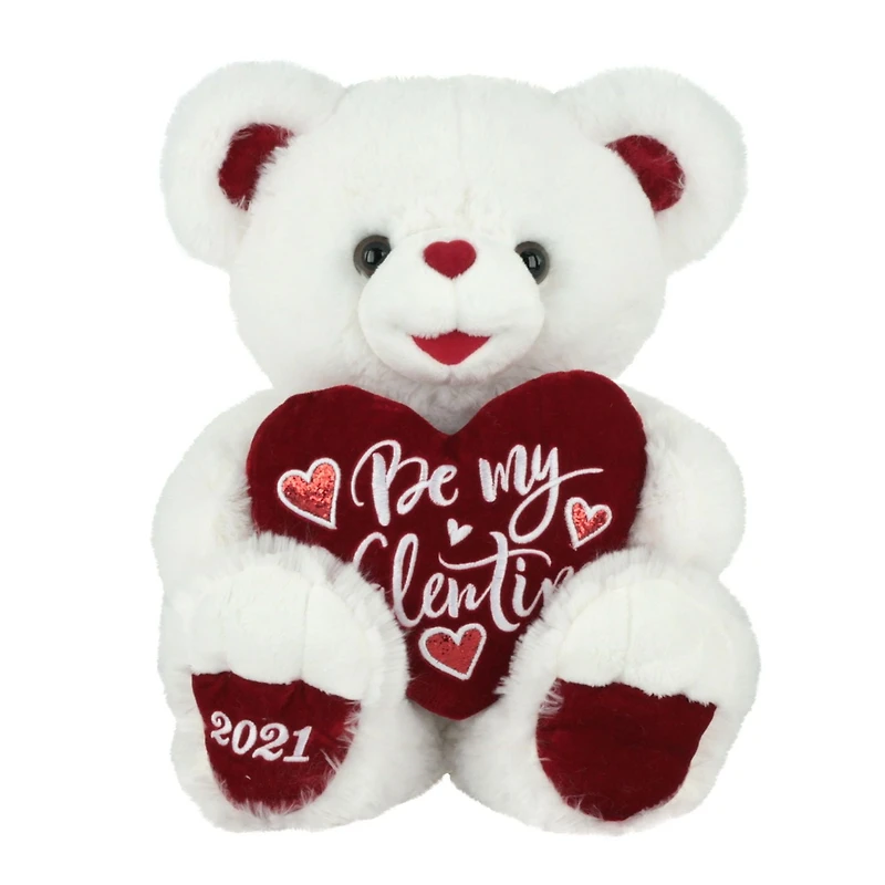 Way To Celebrate Valentine’s Day Large Sweetheart Teddy Bear 2021, White