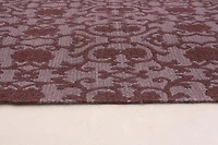 ECARPETGALLERY Tapis Fait à la Main pour Salon, Salle à Manger et Chambre à Coucher Contemporain Collection Collage 4'9" x 6'8" en Mauve