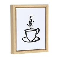 hometrends Coffee 1 Framed Canvas Art