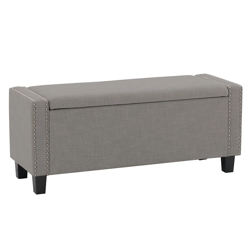 Pouf de stockage en tissu Boston