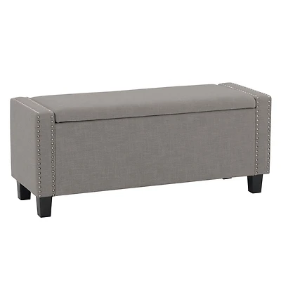 Pouf de stockage en tissu Boston