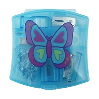 U Style Mini Office Stationery Set, Butterfly Theme
