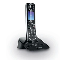Motorola D87 Series Bluetooth Cordless Telephone - Twin Pack - Black