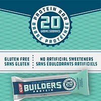 CLIF BUILDERS Protein Bars, Saveur Chocolat à la Menthe, 20g de Protéines, Préparé au Canada, Sans Gluten, Sans Édulcorants Artificiels, 6x68g