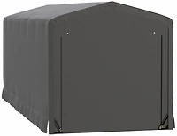 ShelterTube Wind and Snow-Load Rated Garage, 10x27x10 Gray