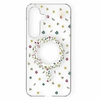 Ideal of Sweden Étui Clear Mid avec MagSafe Petite Floral pour Samsung Galaxy S25/Galaxy S24