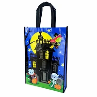 Sac fourre-tout multicolore d'Halloween, 29,2 x 40,6 x 7,6 cm, idéal pour célébrer Sac fourre-tout maison