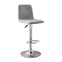 Hometrends Grey Fabric Bar Stool, Hometrends Fabric Bar Stool
