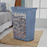 Sterilite Rectangular Open Hamper Blue Moonlight