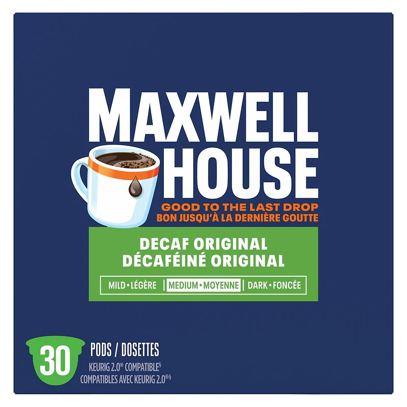 Café Décaféiné Certifié Compostable Capsules De Café K-Cup®, 30 Capsules