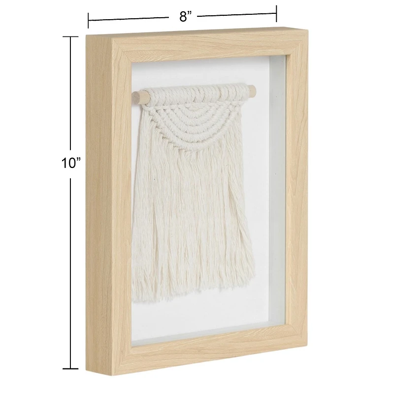 Œuvre d'art encadrée de Macramé tissé Design 3 hometrends