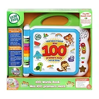 LeapFrog Mes 100 premiers mots - Livre d'apprentissage interactif pour les tout-petits 18 mois à 5 ans