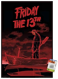 Friday The 13th - Boat Wall Poster, 22.375" x 34"