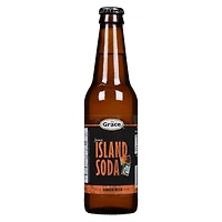 Grace Island Soda Ginger Beer, 355ml Bottle, Grace Island Soda Ginger Beer, 355ml Bottle