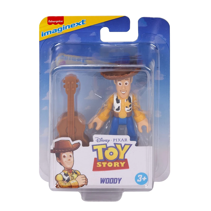 Imaginext Disney and Pixar Toy Story Woody Figure & Guitar Accessory, Inspired by the Movies, 3-inch