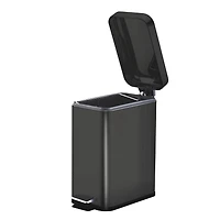 Poubelle à pédale en acier Mainstays Capacité de 5 L