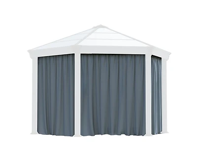 CANOPIA by PALRAM Ensemble de rideaux d'ombrage pour tonnelle Roma