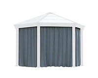 CANOPIA by PALRAM Ensemble de rideaux d'ombrage pour tonnelle Roma