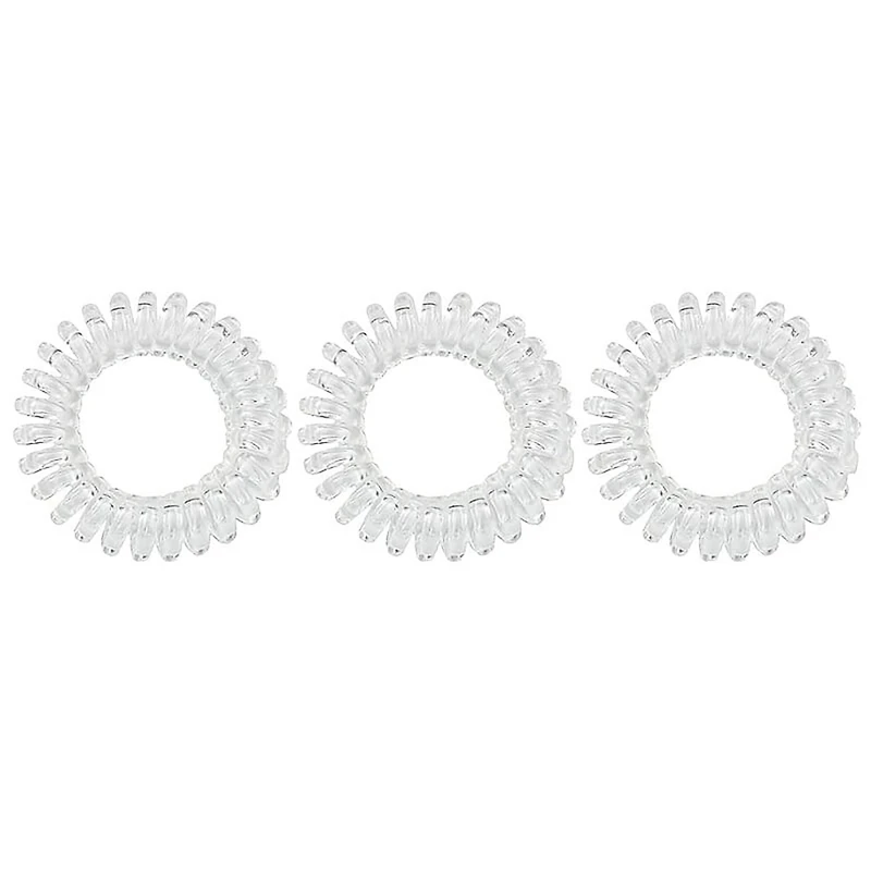 Invisibobble The Traceless Lot de 3 anneaux pour cheveux Transparent