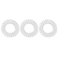 Invisibobble The Traceless Lot de 3 anneaux pour cheveux Transparent