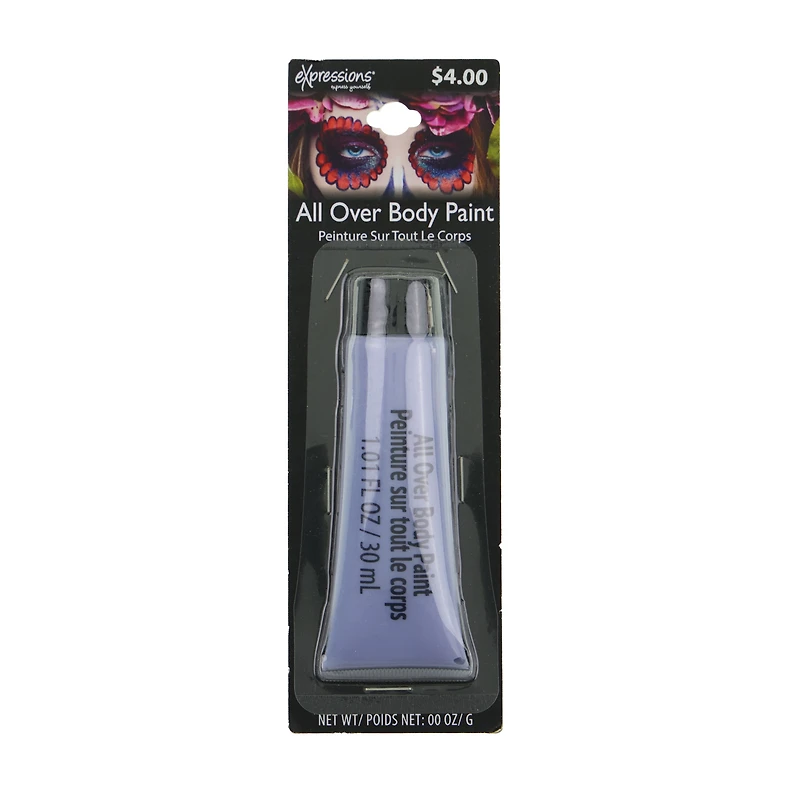 Halloween Expressions All Over Body Paint - BLUE - 1.01 fl oz / 30 ml