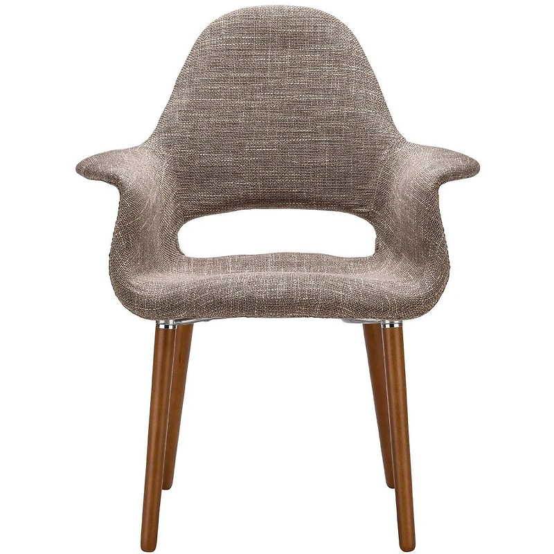 Chaise taupe organique Plata Décor Import