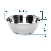 Bol à mélanger Mainstays en acier inoxydable 3 pintes Bol à mélanger