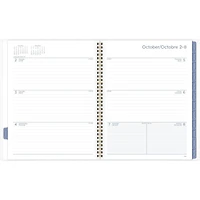 Mead® Large Weekly/Monthly Caprice Floral Yellow CYO Planner