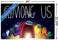 Among Us - Universe 22.375" x 34" Wall Poster with Push Pins, by Trends International
