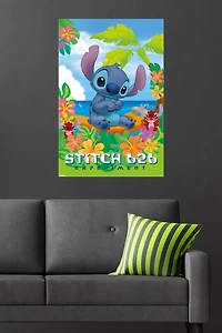 Disney Leroy and Stitch - Beach Wall Poster