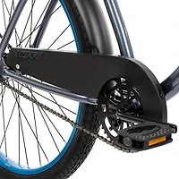 Huffy Men's Good Vibrations 26 in Cruiser Bike, Shiny Grey