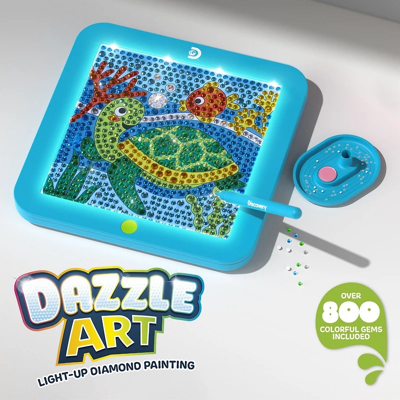 Discovery™ Dazzle Art Light-Up Diamond Painting Kit, Diamond Painting Kit
