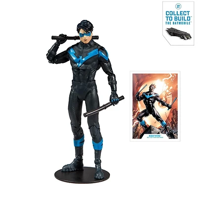 McFarlane Toys - DC Multiverse - Nightwing: Better than Batman with Build-A Batmobile Parts