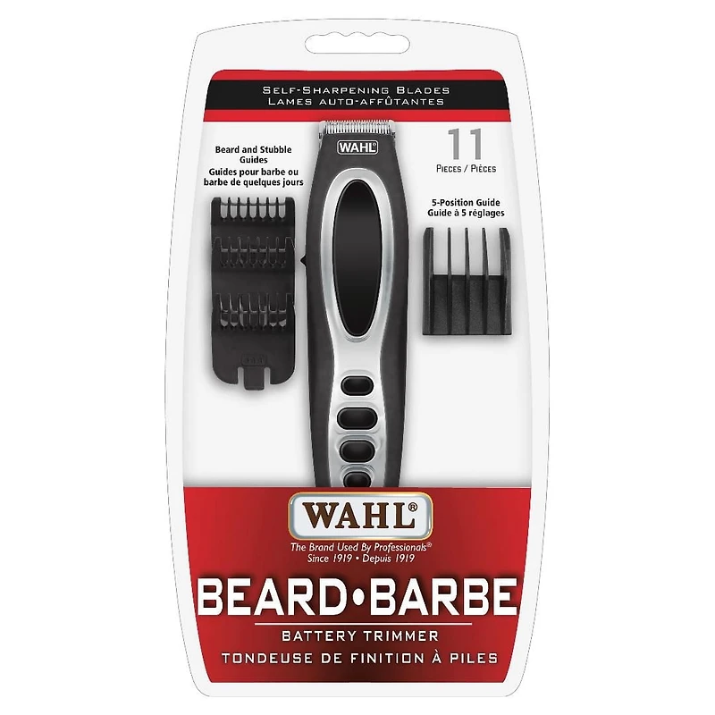 Tondeuse de finition à piles Wahl - Modèle 3283 Dégrader, effiler et définir la forme de votre barbe