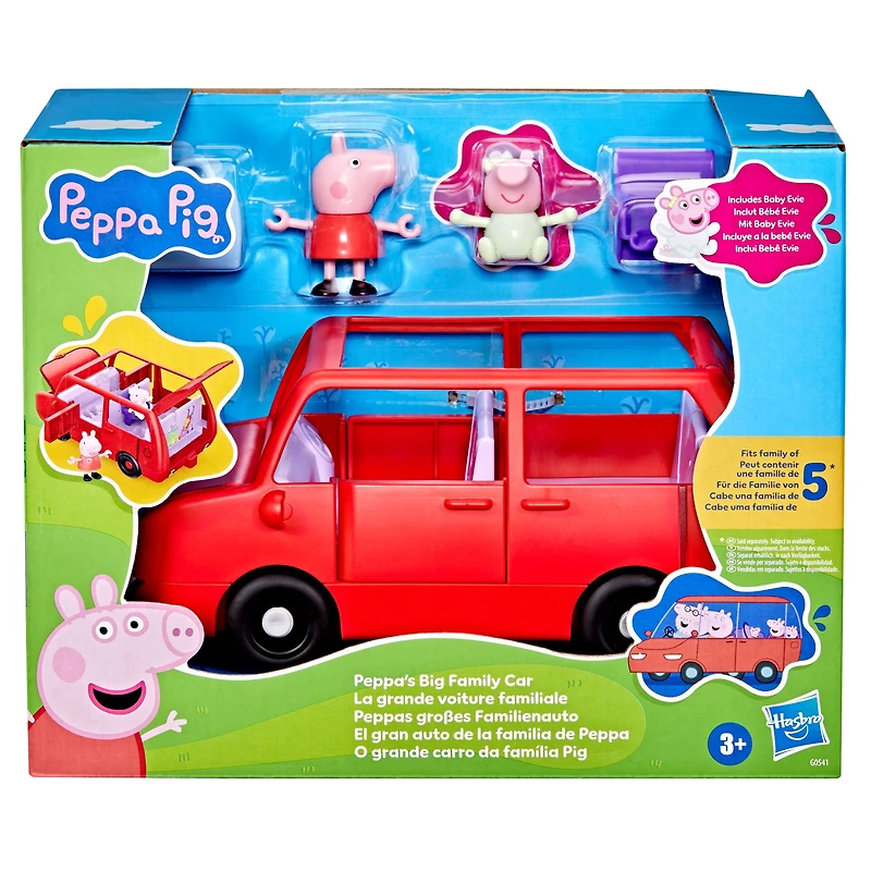 Peppa Pig La grande voiture familiale, coffret