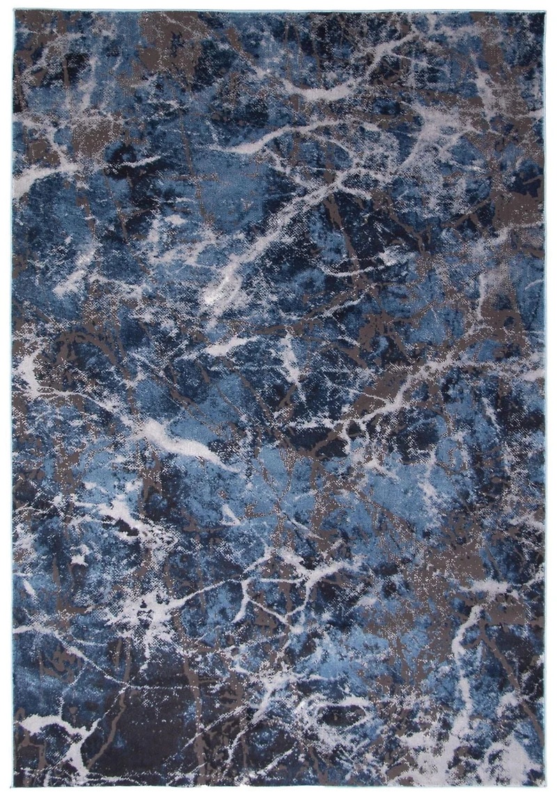 ECARPET Marble Textured Area Rug, Contemporary Carpet for Living Room