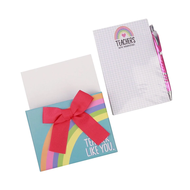 Way To Celebrate RAINBOW NOTEPAD SET VALENTINE DECOR