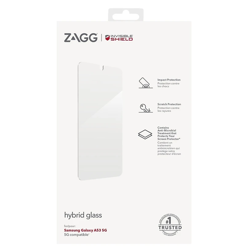 ZAGG InvisibleShield® Hybrid Glass Screen Protector for Samsung GA53