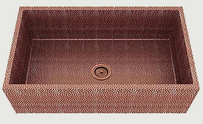 American Imaginations 33-in. W CSA Approved Copper Kitchen Sink With 1 Bowl And 16 Gauge AI-29179