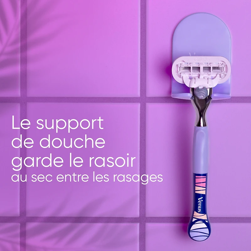Gillette Venus Miami Midnight Extra Smooth Women's Razor Blade Refills, 6 Refills
