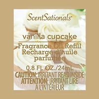 ScentSationals Scent Charm Oil - Vanilla Cupcake, 0.8 Fl oz, 24 mL Refill